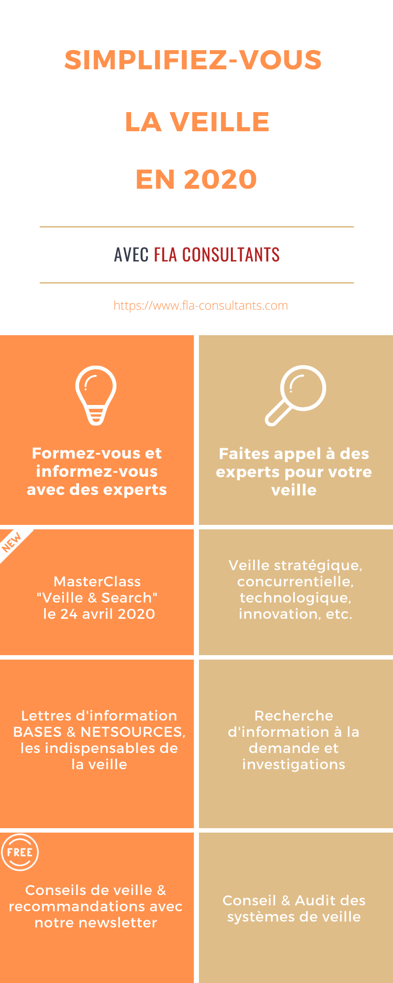 Infographie simplifiez la veille